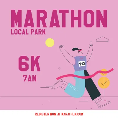 Custom Outdoor Yard Signs Multiple Sizes Track Marathon