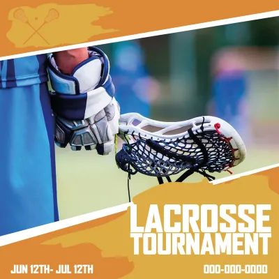 Custom Outdoor Yard Signs Multiple Sizes Lacrosse June Tournament