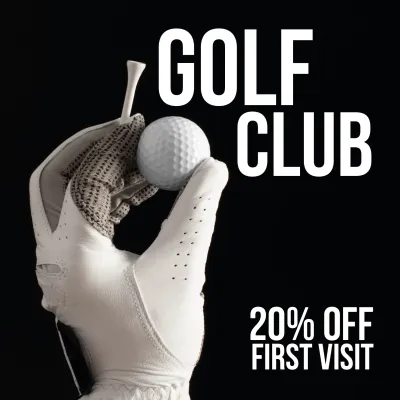 Custom Outdoor Yard Signs Multiple Sizes Golf Club Visit
