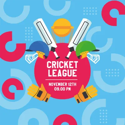 Custom Outdoor Yard Signs Multiple Sizes Watch Cricket League