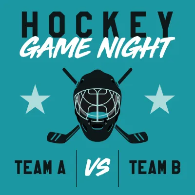 Custom Outdoor Yard Signs Multiple Sizes Hockey Game Night