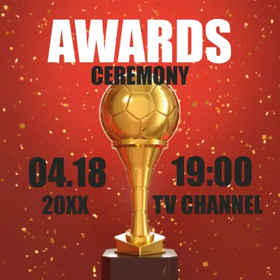 Custom Outdoor Yard Signs Multiple Sizes Awards Ceremony