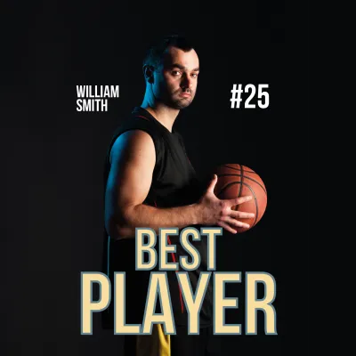 Custom Outdoor Yard Signs Multiple Sizes Basketball Best Player