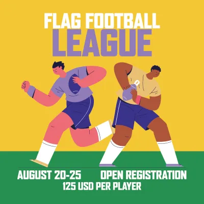 Custom Outdoor Yard Signs Multiple Sizes League Flag Football