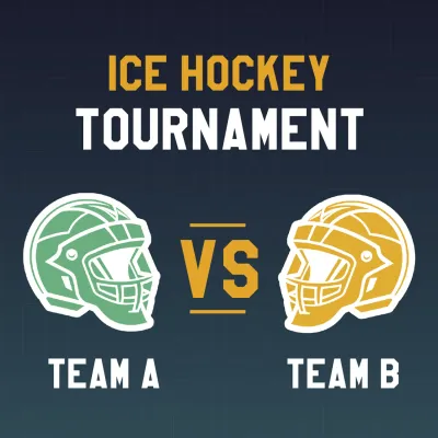 Custom Outdoor Yard Signs Multiple Sizes Ice Hockey Tournament