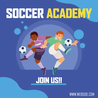 Custom Outdoor Yard Signs Multiple Sizes Soccer Academy
