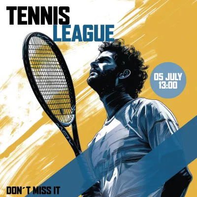 Custom Outdoor Yard Signs Multiple Sizes Tennis League