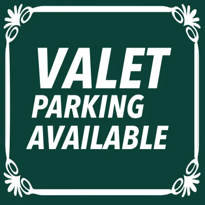 Custom Outdoor Yard Signs Multiple Sizes Valet Parking Available