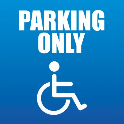 Custom Outdoor Yard Signs Multiple Sizes Parking Only