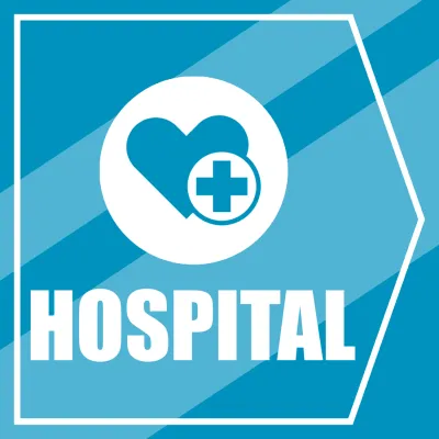Custom Outdoor Yard Signs Multiple Sizes Hospital Way