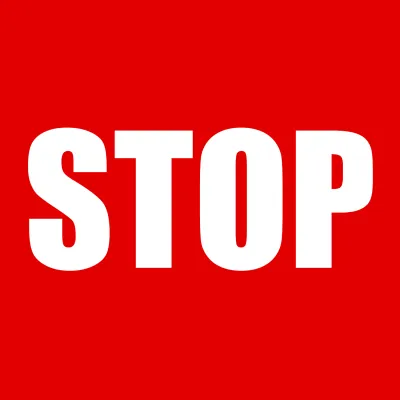 Custom Outdoor Yard Signs Multiple Sizes Stop Sign