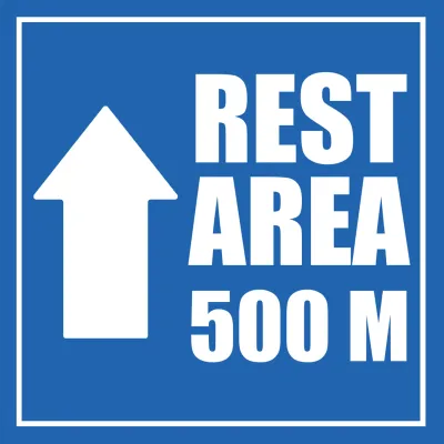 Custom Outdoor Yard Signs Multiple Sizes Rest Area