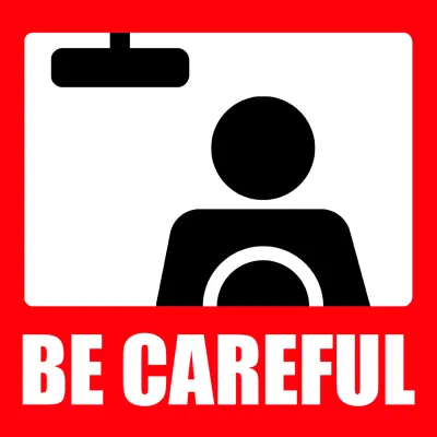 Custom Outdoor Yard Signs Multiple Sizes Be Careful