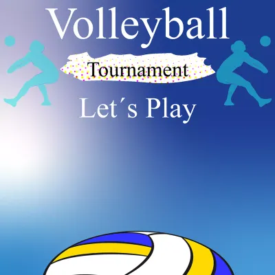 Custom Outdoor Yard Signs Multiple Sizes Let's Play Volleyball