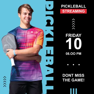 Custom Outdoor Yard Signs Multiple Sizes Pickleball Streaming