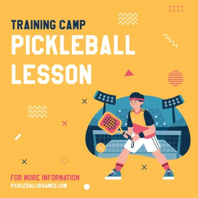 Custom Outdoor Yard Signs Multiple Sizes Pickelball Training