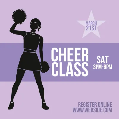Custom Outdoor Yard Signs Multiple Sizes Cheer Class