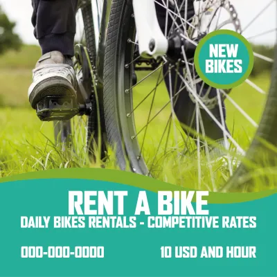 Custom Outdoor Yard Signs Multiple Sizes Rent A Bike