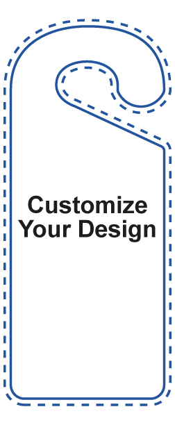 Custom Outdoor Door Hangers Multiple Sizes
