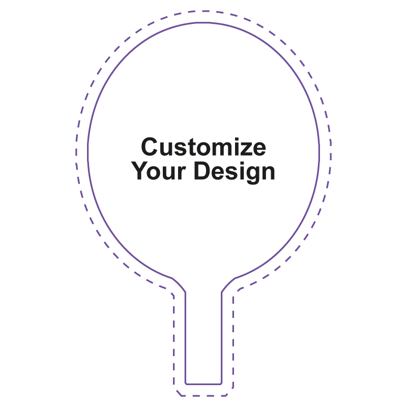 Custom Outdoor Hand Fans Multiple Sizes