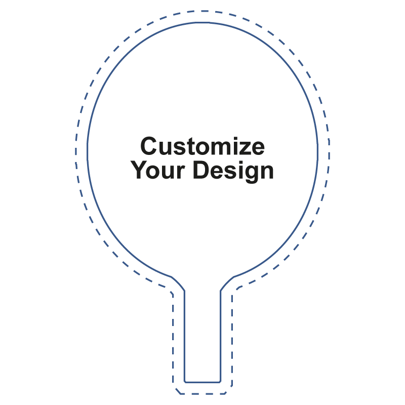 Custom Outdoor Hand Fans Multiple Sizes