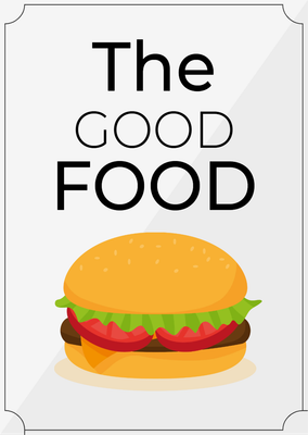 Custom A-Frames Multiple Sizes Good Food