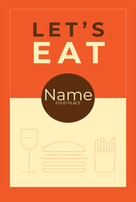 Custom A-Frames Multiple Sizes Tasty Food