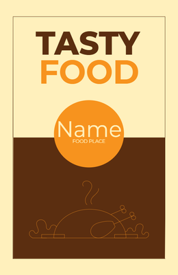 Custom A-Frames Multiple Sizes Tasty Food