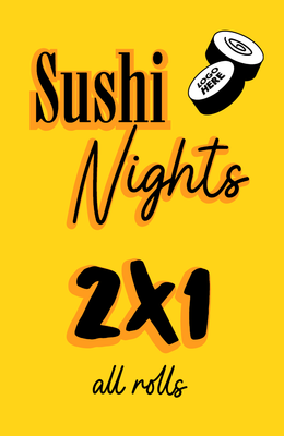Custom A-Frames Multiple Sizes Sushi Nights