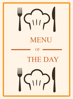Custom A-Frames Multiple Sizes Menu of the Day