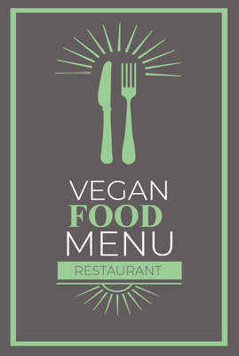 Custom A-Frames Multiple Sizes Vegan Menu