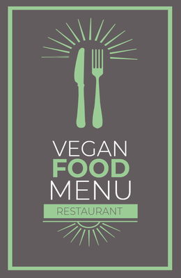 Custom A-Frames Multiple Sizes Vegan Menu