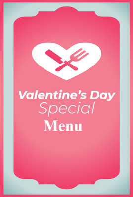 Custom A-Frames Multiple Sizes Valentine's Menu