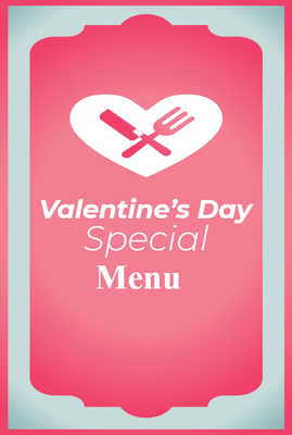 Custom A-Frames Multiple Sizes Valentine's Menu