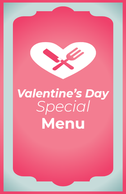 Custom A-Frames Multiple Sizes Valentine's Menu