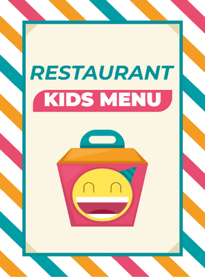 Custom A-Frames Multiple Sizes Kids's Menu