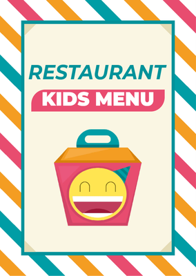 Custom A-Frames Multiple Sizes Kids's Menu