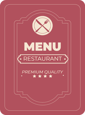 Custom A-Frames Multiple Sizes Premium Menu