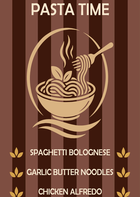 Custom A-Frames Multiple Sizes Pasta Time