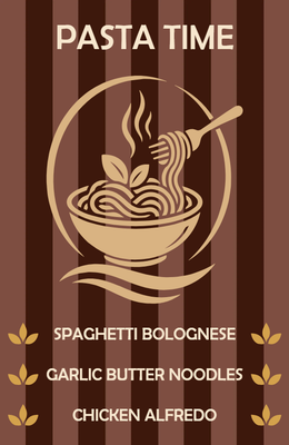 Custom A-Frames Multiple Sizes Pasta Time
