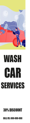 Custom Outdoor Yard Signs Multiple Sizes Car Wash Services