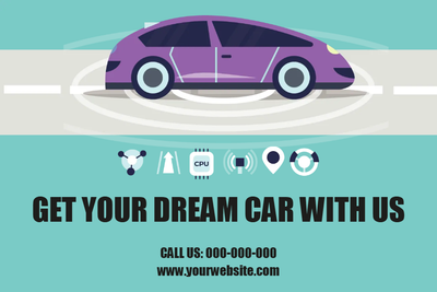 Custom Outdoor Yard Signs Multiple Sizes Get Your Dream Car
