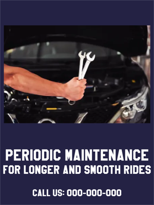 Custom Outdoor Yard Signs Multiple Sizes Car Periodic Maintenance