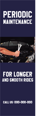 Custom Outdoor Yard Signs Multiple Sizes Car Periodic Maintenance