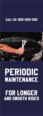 Custom Outdoor Yard Signs Multiple Sizes Car Periodic Maintenance