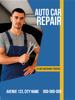 Custom Outdoor Yard Signs Multiple Sizes Auto Car Repair