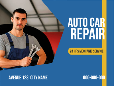 Custom Outdoor Yard Signs Multiple Sizes Auto Car Repair