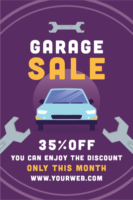 Custom Outdoor Yard Signs Multiple Sizes Garage Sale