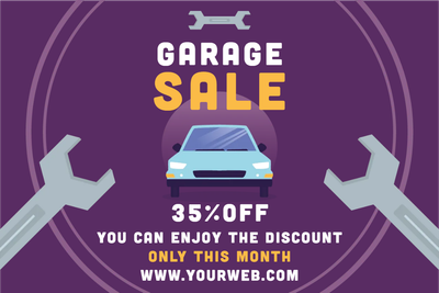 Custom Outdoor Yard Signs Multiple Sizes Garage Sale
