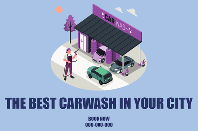 Custom Outdoor Yard Signs Multiple Sizes Best Carwash